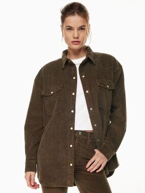 Aritzia Denim Forum - The Nina Corduroy Western Shacket